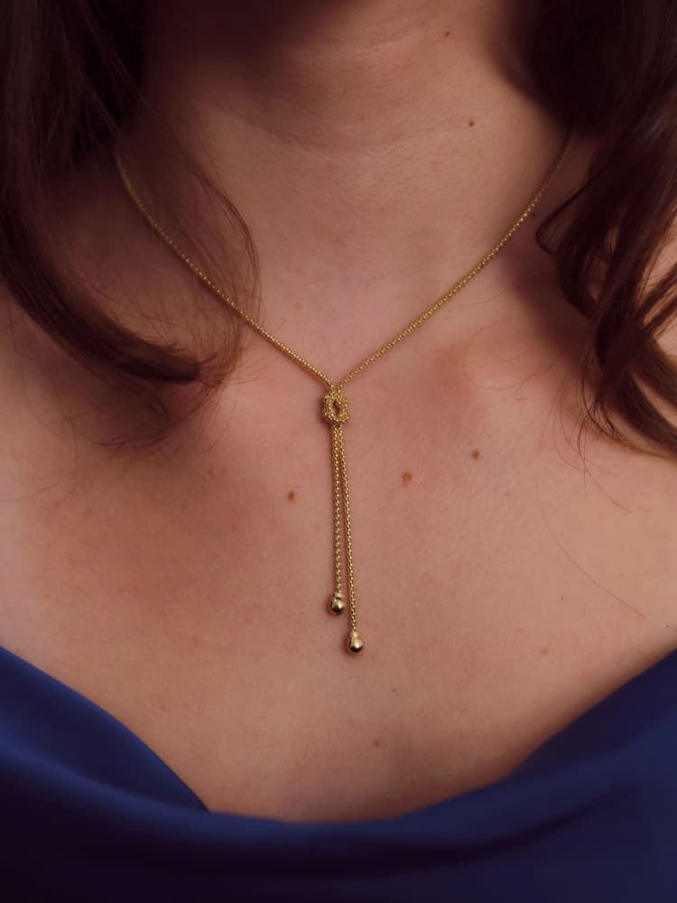 Kette Verflochtene Tropfen