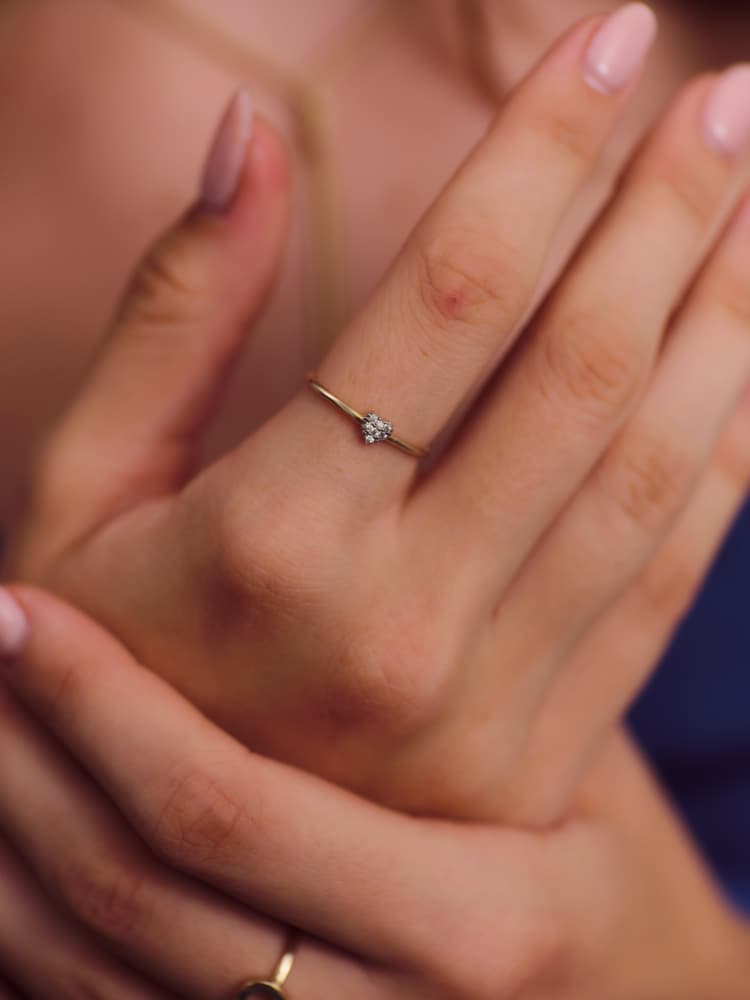Ring mit Mini-Herz